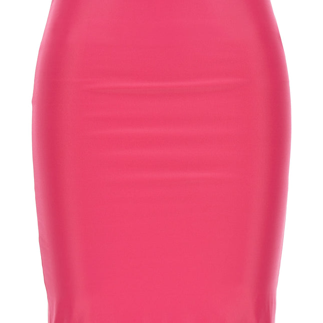 The Attico Fuchsia Polyamide Long Skirt