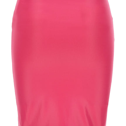 The Attico Fuchsia Polyamide Long Skirt