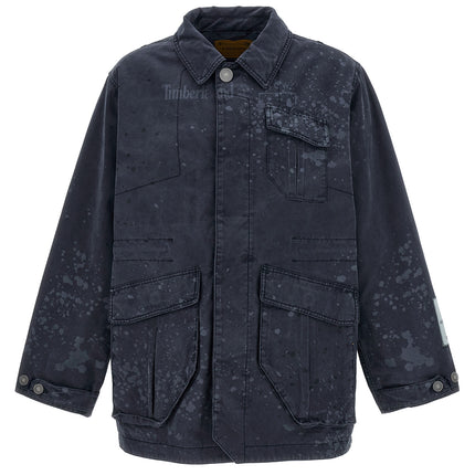 A-COLD-WALL* Blue Cotton Full-Length Jacket