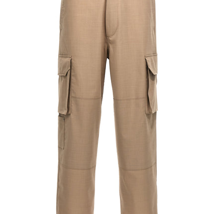 Department 5 Beige Polyester Cargo Pants