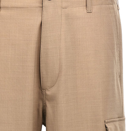 Department 5 Beige Polyester Cargo Pants