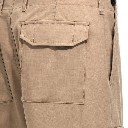 Department 5 Beige Polyester Cargo Pants