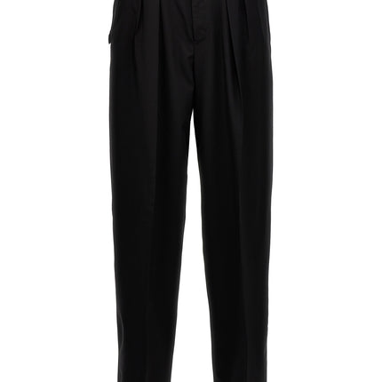 PT Torino Black Virgin Wool Dress Pants