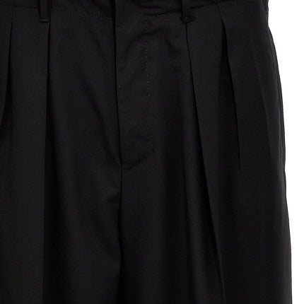 PT Torino Black Virgin Wool Dress Pants