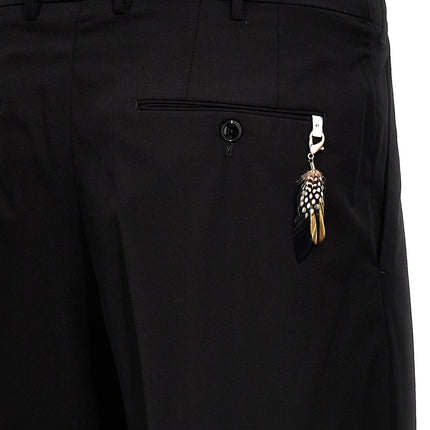 PT Torino Black Virgin Wool Dress Pants