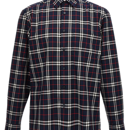 Burberry Blue Cotton Blouse