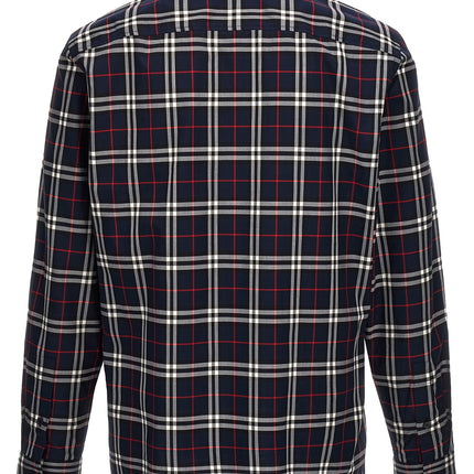 Burberry Blue Cotton Blouse