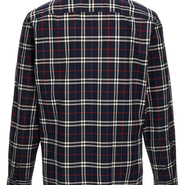 Burberry Blue Cotton Blouse