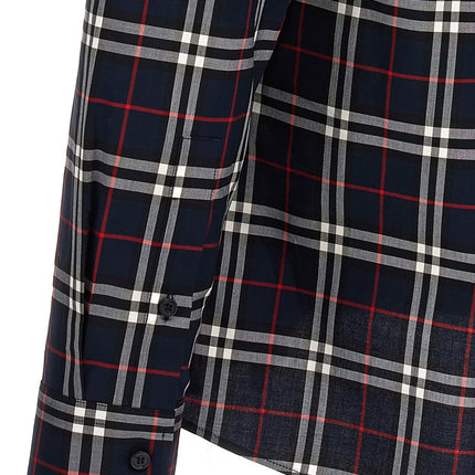 Burberry Blue Cotton Blouse
