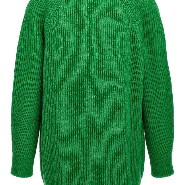 Jil Sander Bicolor Cotton Cardigan