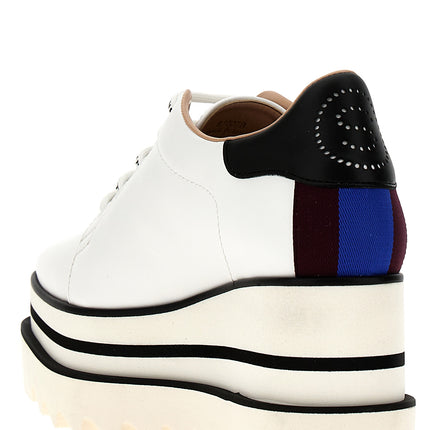 Stella McCartney Bicolor Polyethylene Wedge Sandals