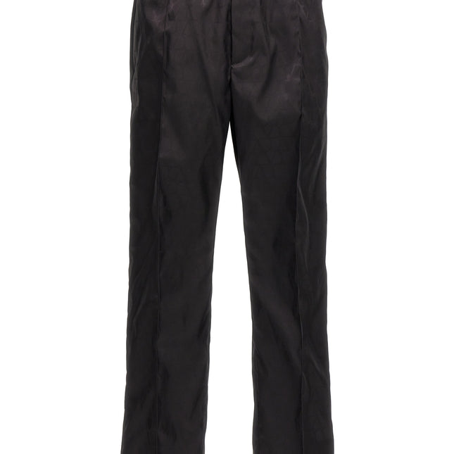 Valentino Garavani Black Polyamide Casual Pants