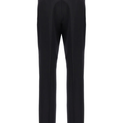 The Attico Black Virgin Wool Dress Pants