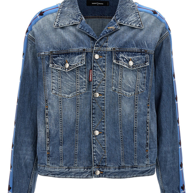 Dsquared² Blue Cotton Denim Jacket