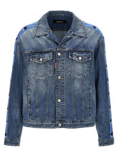 Dsquared² Blue Cotton Denim Jacket