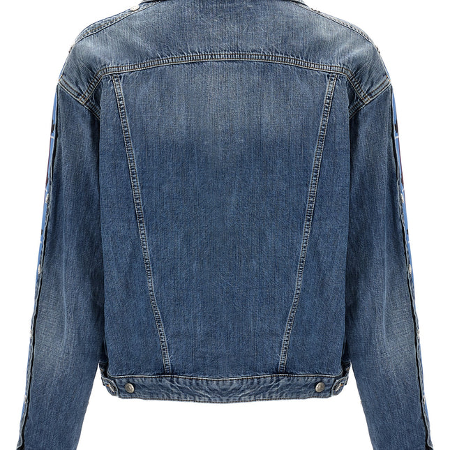 Dsquared² Blue Cotton Denim Jacket