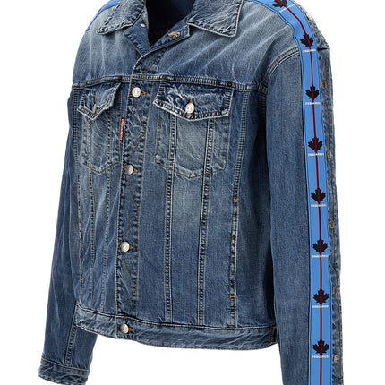 Dsquared² Blue Cotton Denim Jacket