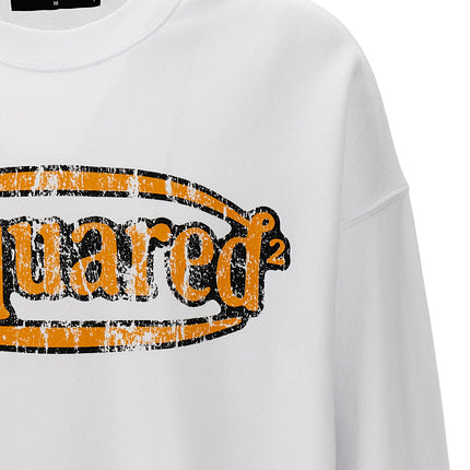 Dsquared² White Cotton Sweatshirt