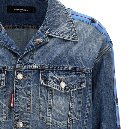 Dsquared² Blue Cotton Denim Jacket