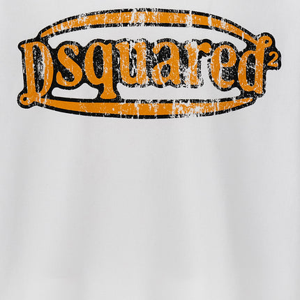 Dsquared² White Cotton Sweatshirt