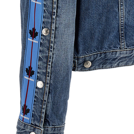 Dsquared² Blue Cotton Denim Jacket