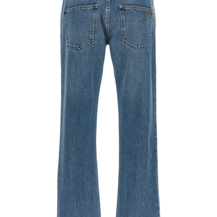 Stella McCartney Blue Cotton Cropped Jeans