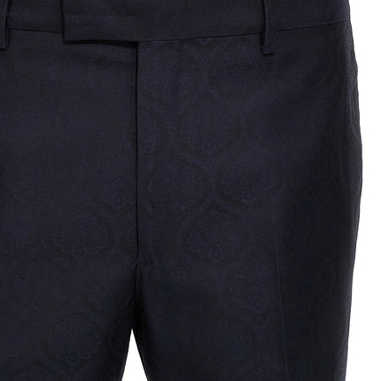 Etro Blue Cotton Dress Pants