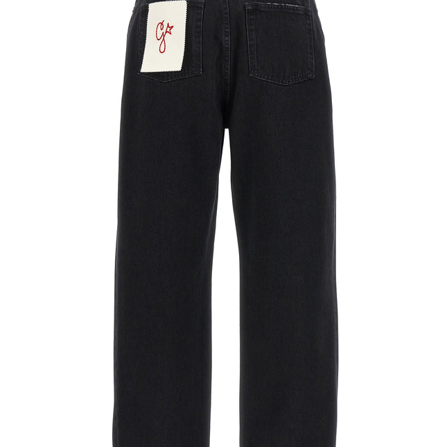 Golden Goose Black Cotton Relaxed Fit Jeans