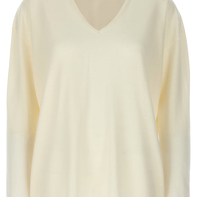 Max Mara White Cashmere Cardigan