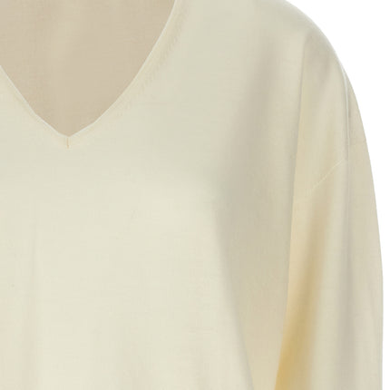 Max Mara White Cashmere Cardigan