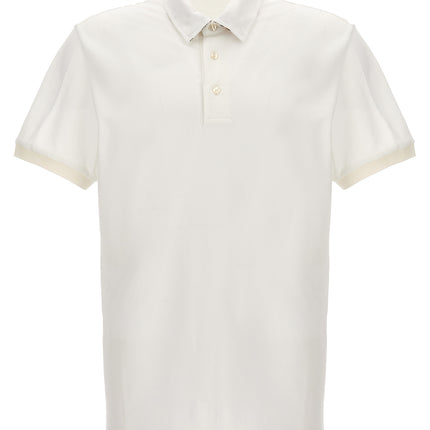 Etro White Cotton Polo Shirt
