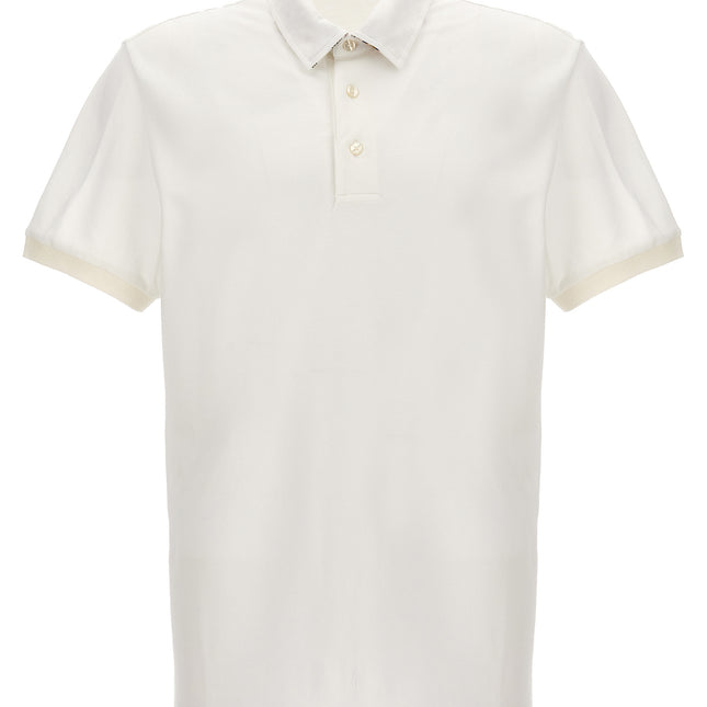 Etro White Cotton Polo Shirt