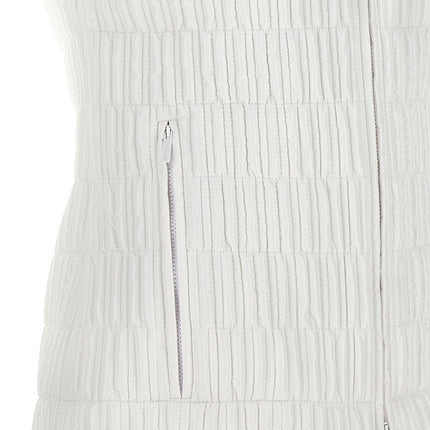 Ferragamo White Polyamide Sleeveless Jacket