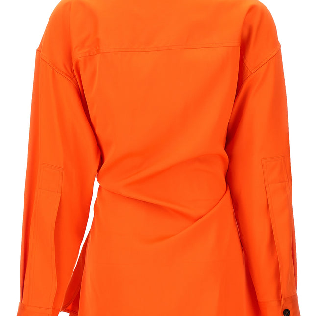 Ferragamo Orange Viscose Blouse