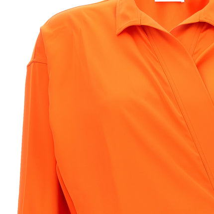 Ferragamo Orange Viscose Blouse