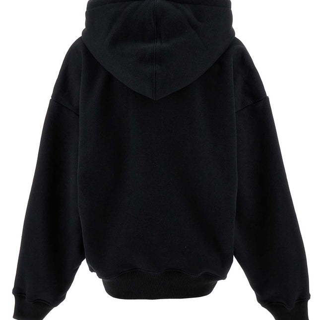 Off-White Black Cotton Hoodie
