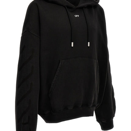 Off-White Gray Cotton Sweatshirt