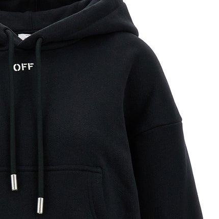 Off-White Black Cotton Hoodie