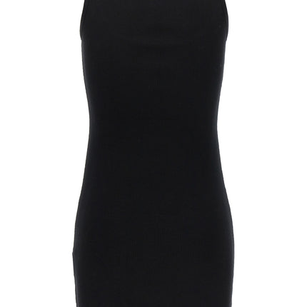Off-White Black Cotton Short Dress
