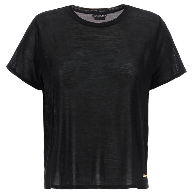 Tom Ford Black Silk T-Shirt