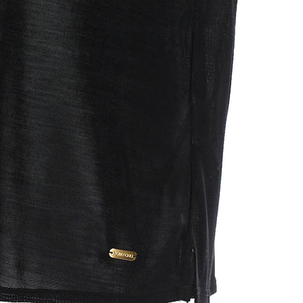 Tom Ford Black Silk T-Shirt