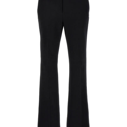Sportmax Black Cotton Casual Pants