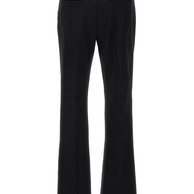 Sportmax Black Cotton Casual Pants