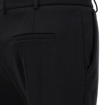 Sportmax Black Cotton Casual Pants
