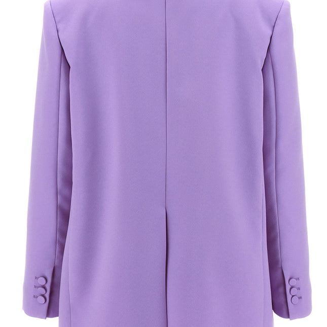 The Andamane Purple Polyester Blazer