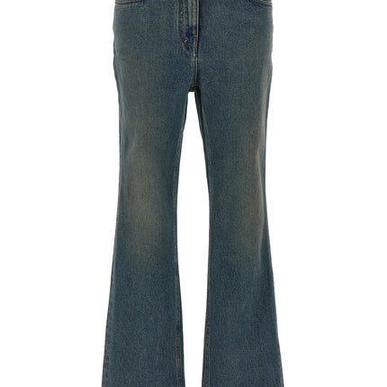 Givenchy Blue Cotton Bootcut Jeans