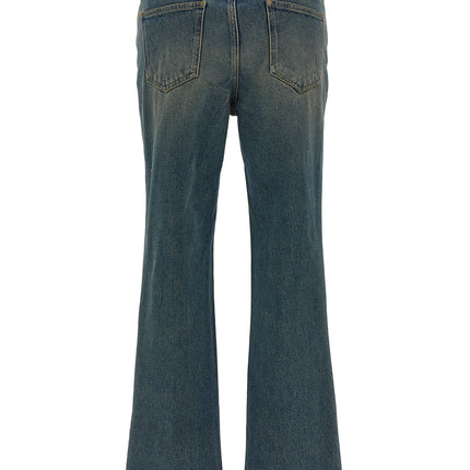 Givenchy Blue Cotton Bootcut Jeans