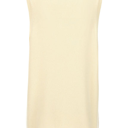 Sportmax Bicolor Wool Sleeveless Jacket