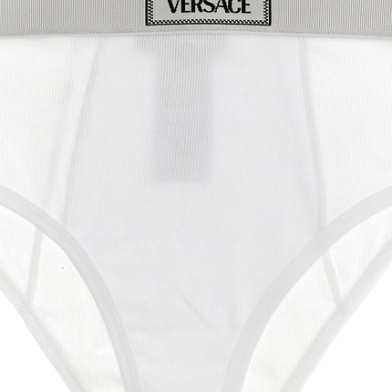 Versace White Cotton Briefs
