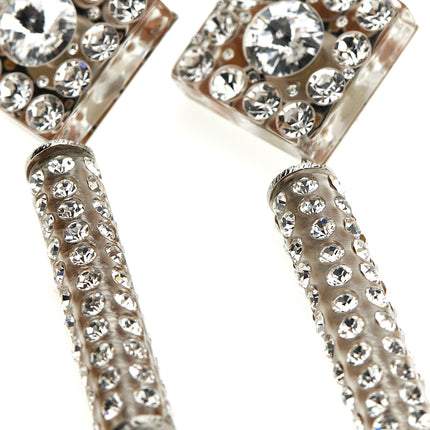 Alessandra Rich Silver Plastic Earrings